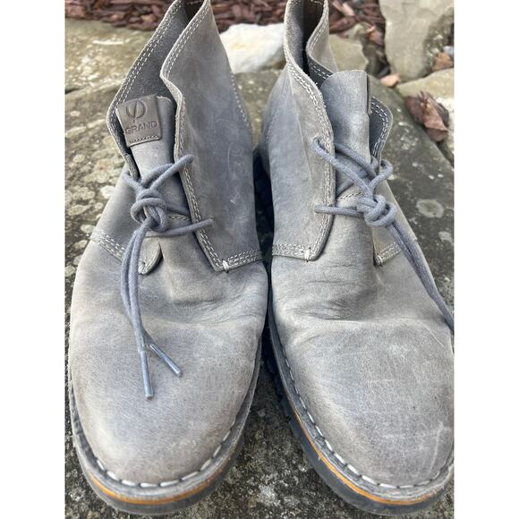 M's Cole Haan gray suede Chukkas 10 Med. lace up Zerogrand - Picture 1 of 9